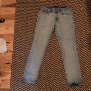 Pacsun mens light wash slim jeans 34x32